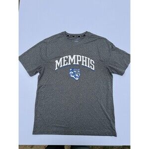 Champion Men’s Memphis Tigers T-Shirt Size Large Gray Short Sleeve Graphic Tee